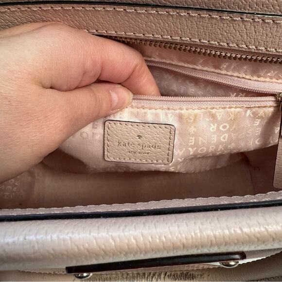 Kate Spade Pink Wellesley Camryn Crossbody Bag Satchel Purse - Picture 12 of 14